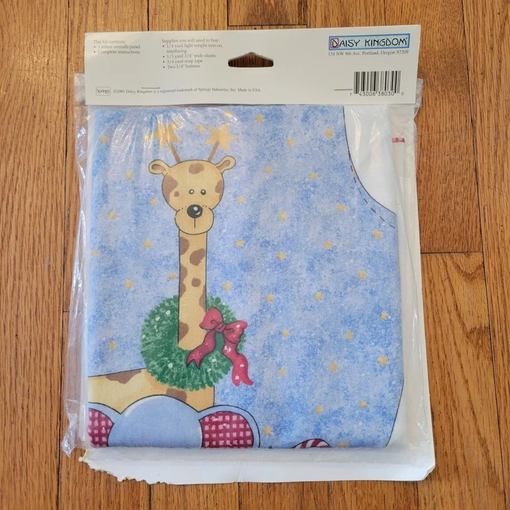 Daisy Kingdom Quick Kits Toddler Romper Noahs‎ Ark Animals 6-24 Months Retro Vtg